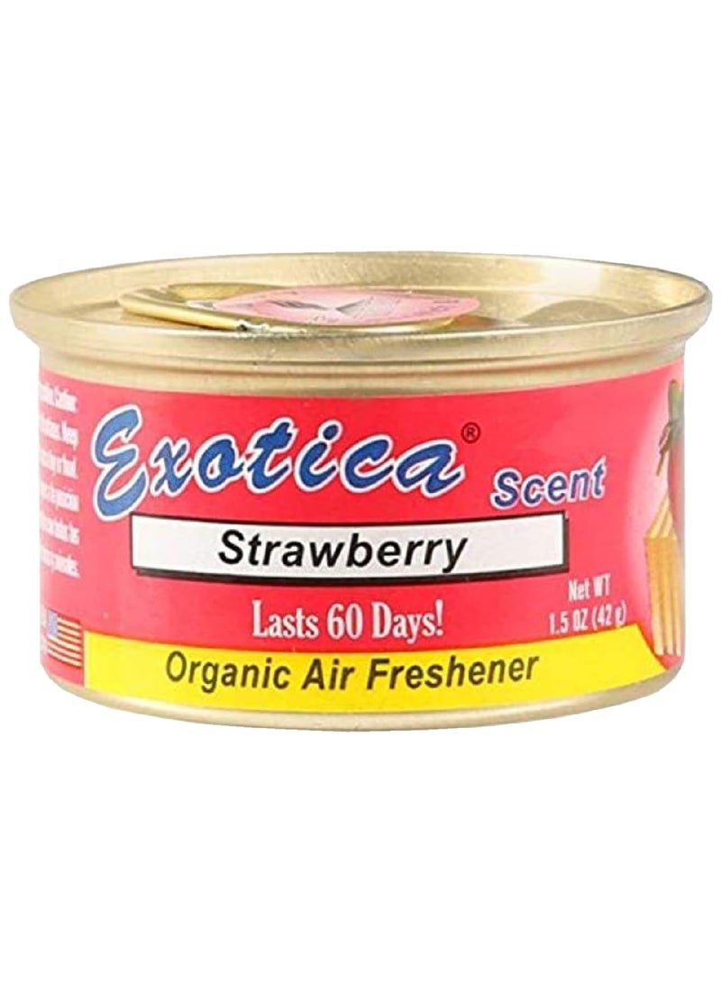 EXOTICA Car Air Freshener Set-Strawberry Pack Of 3 - Image 2